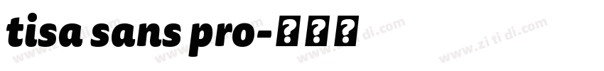 tisa sans pro字体转换